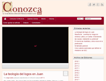 Tablet Screenshot of conozca.org